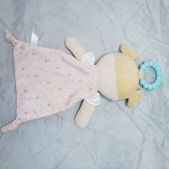 Douglas Baby Princess Doll Lovie Lovey Pink Blonde Girl with Teether Comfort EUC - Picture 5 of 11